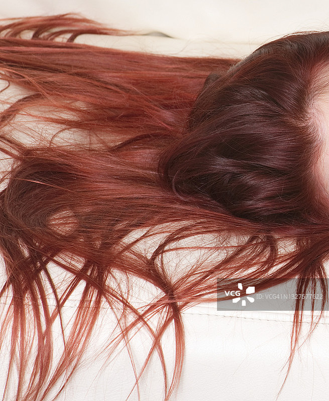 红发女人图片素材