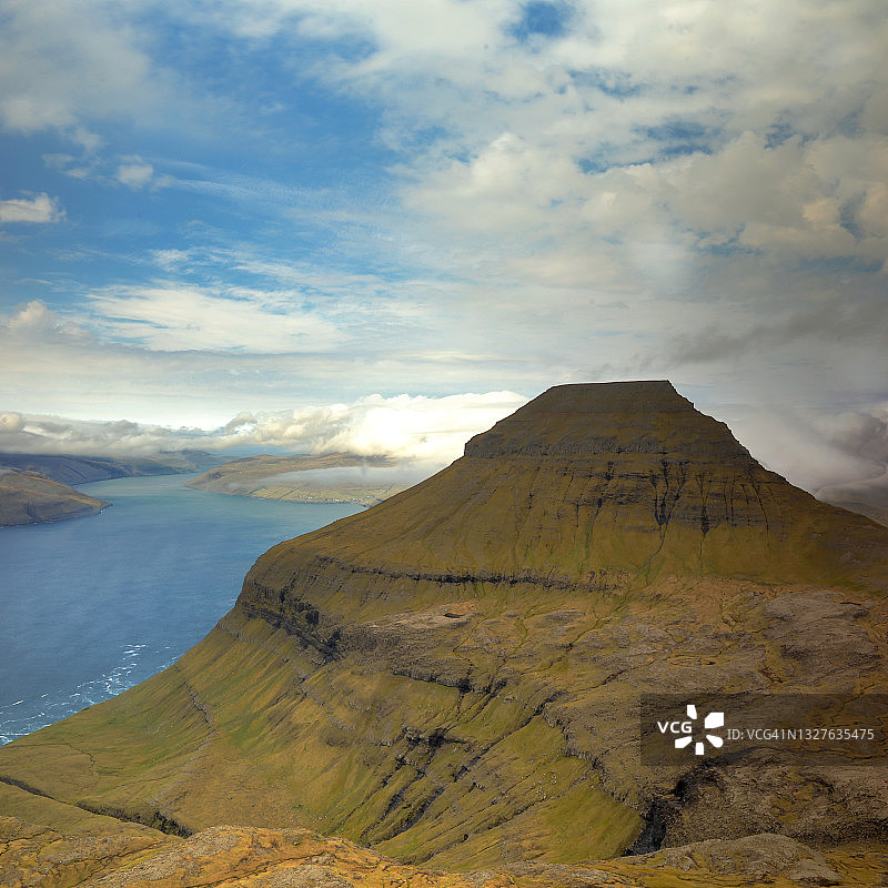 法罗群岛的日落图片素材