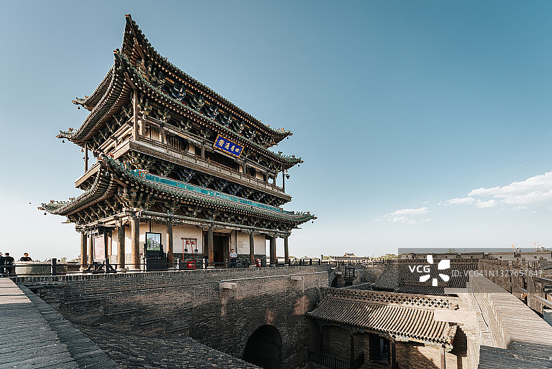 山西平遥古城墙图片素材