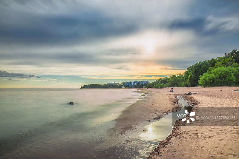 波罗的海海滩海景图片素材