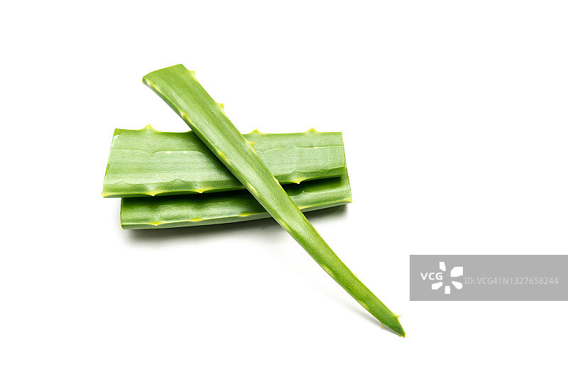 芦荟切片，白色背景图片素材