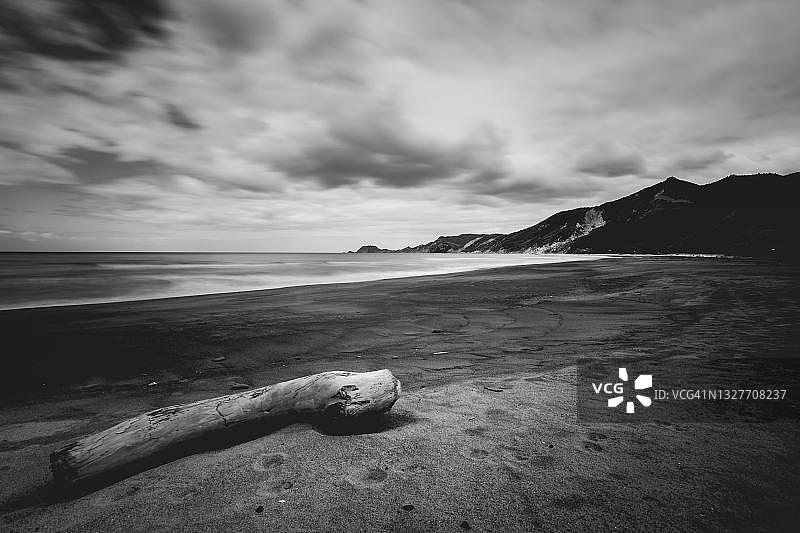 海滩，吉斯伯恩区，北岛，新西兰图片素材