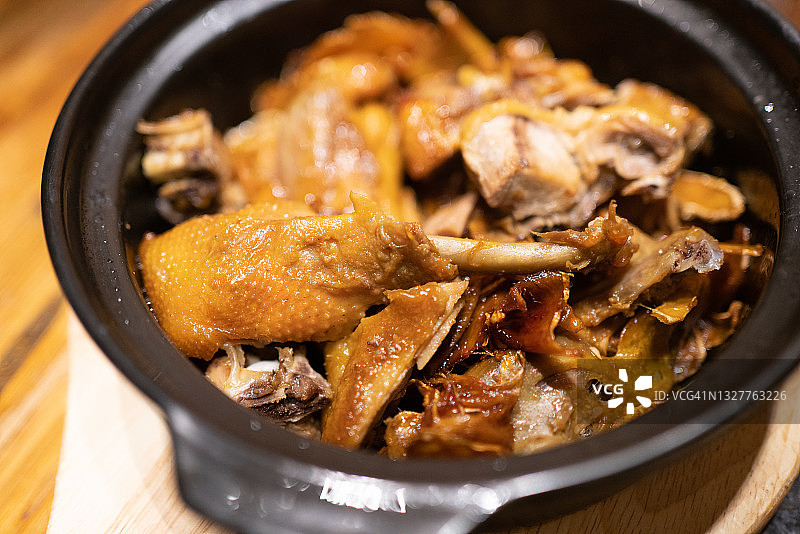 中国闽南特色姜母鸭图片素材