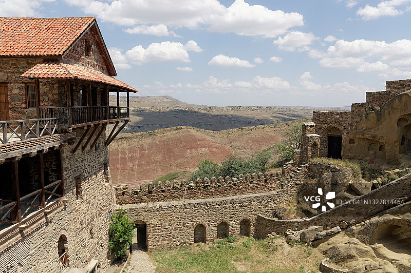 卡赫季大卫·加雷贾修道院，格鲁吉亚图片素材