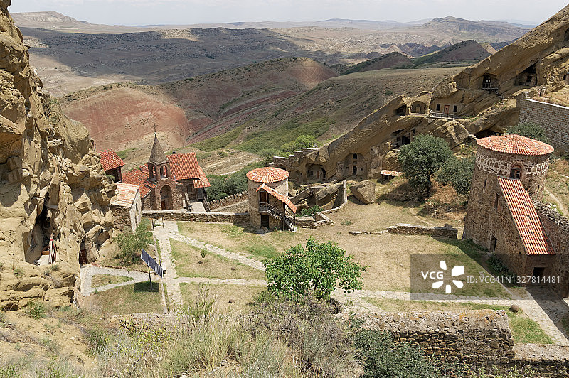 格鲁吉亚卡赫季的大卫·加雷贾修道院建筑群图片素材