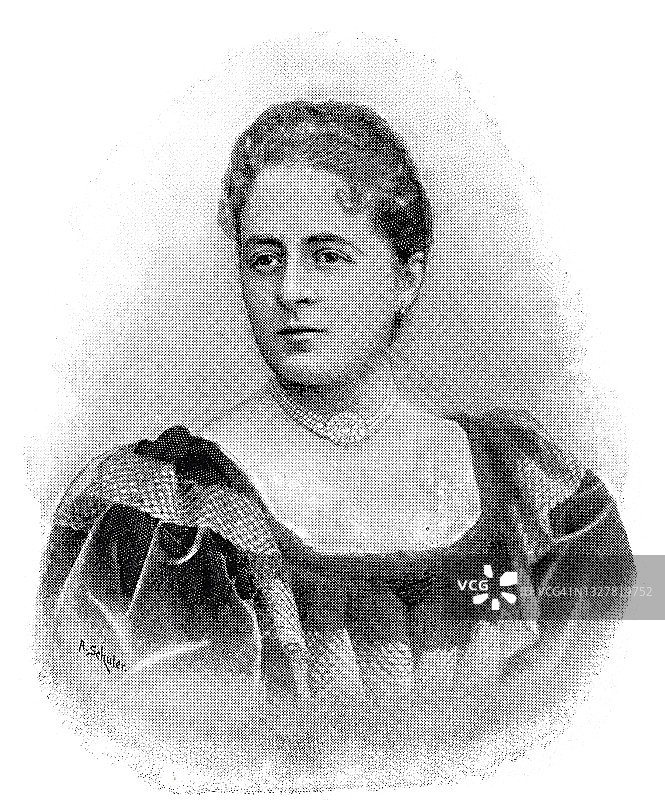 弗里德里希·楚·索尔姆斯公主的历史照片图片素材