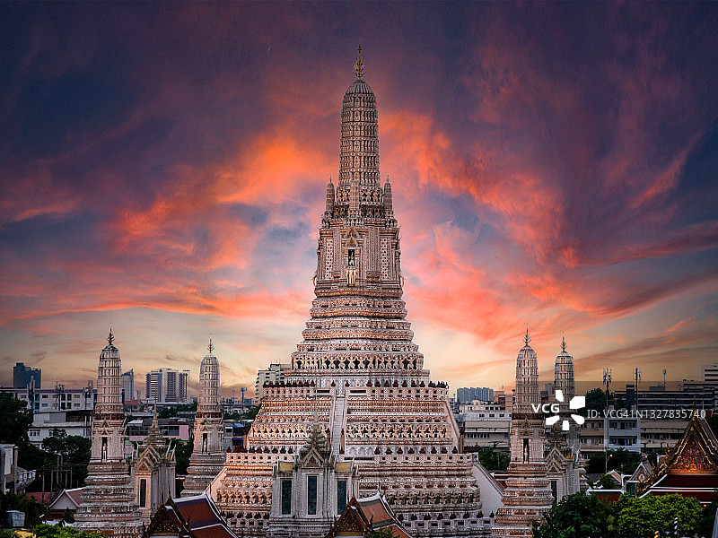 泰国曼谷的黎明寺图片素材