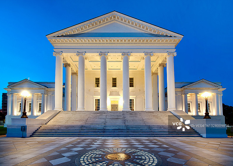 弗吉尼亚州议会大厦，里士满图片素材