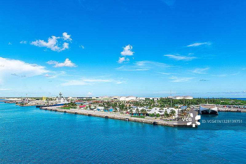巴哈马自由港市港口图片素材