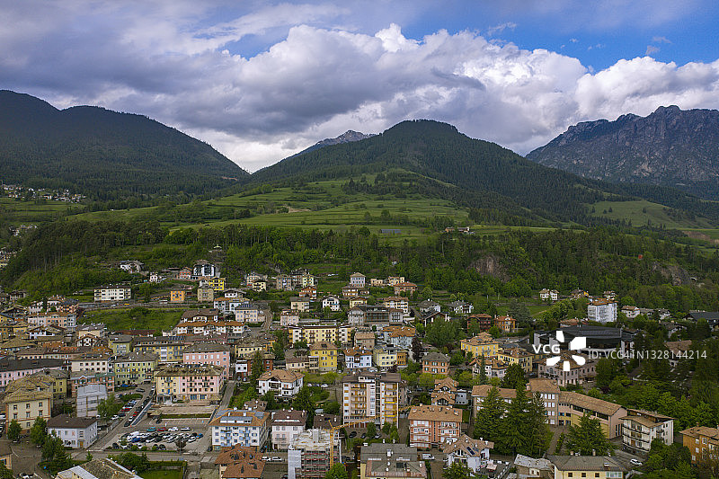 卡瓦莱塞菲梅山谷景观图片素材