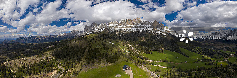 罗森加滕山脉全景图片素材
