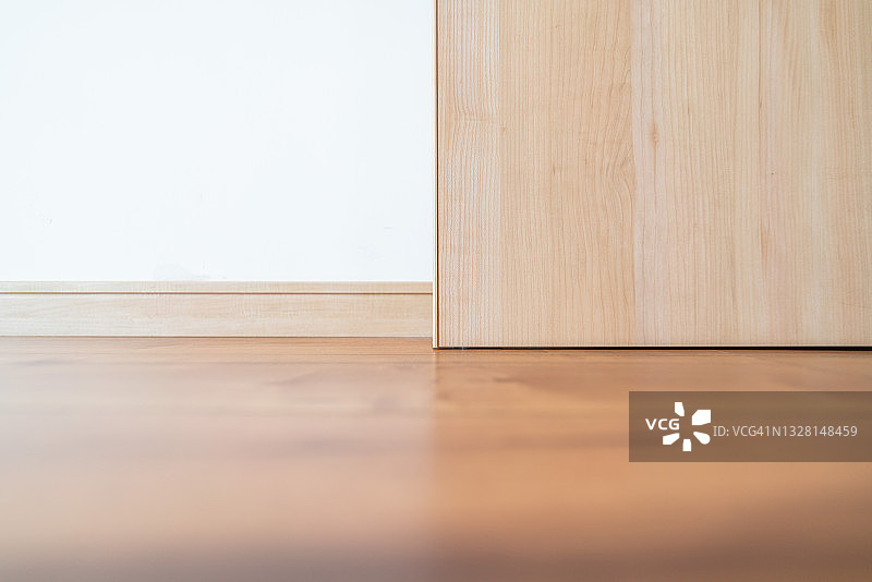 日式木门和木地板图片素材