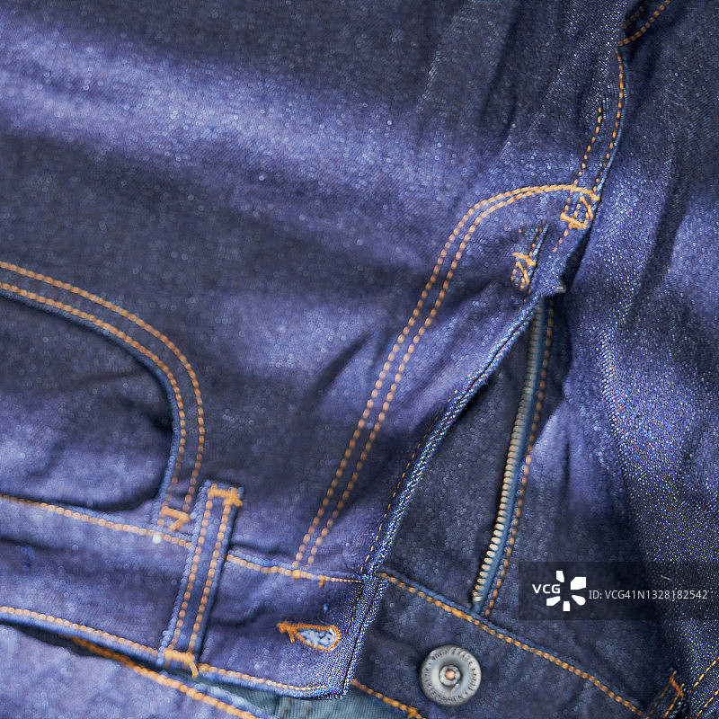 蓝色牛仔裤图片素材