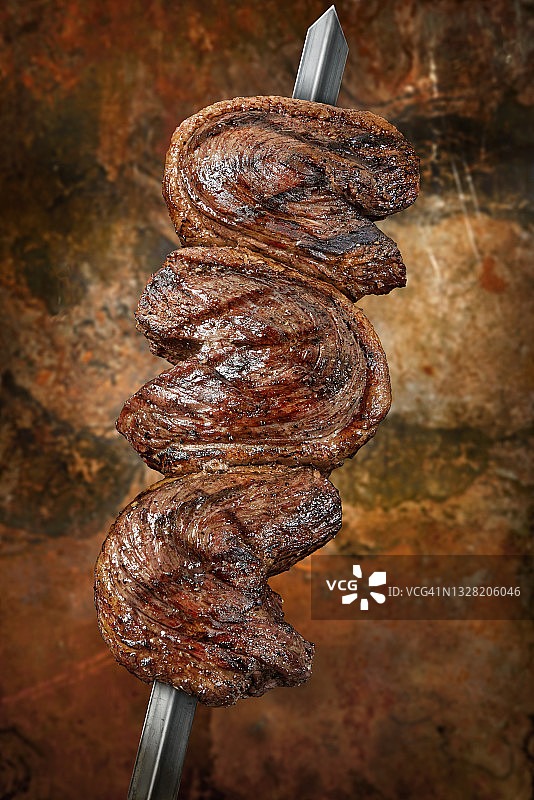 巴西烤肉眼牛排图片素材