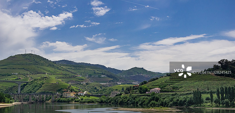 杜罗河谷全景图片素材