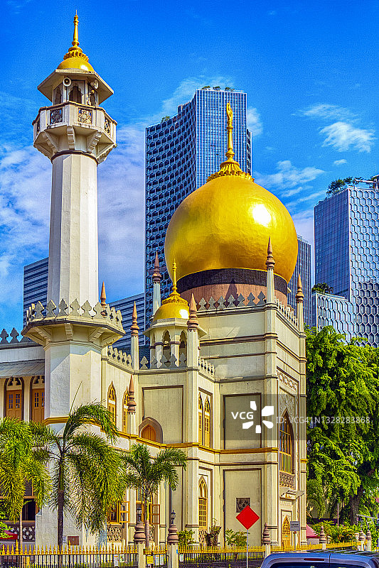 新加坡苏丹清真寺图片素材