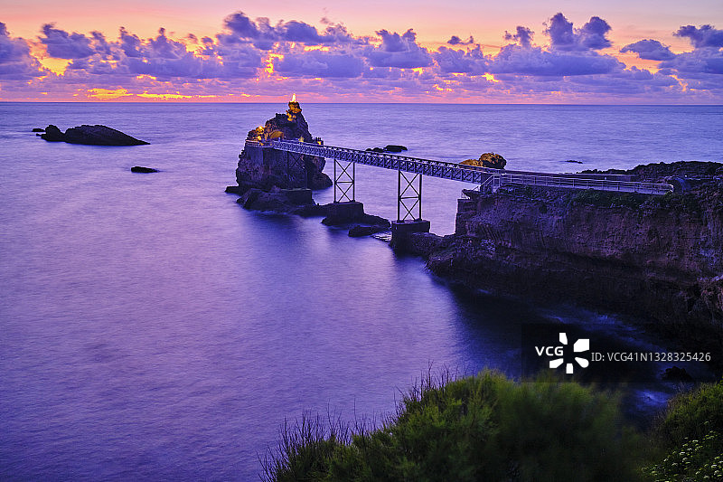 法国，比利牛斯-大西洋省，巴斯克地区，比亚里茨图片素材