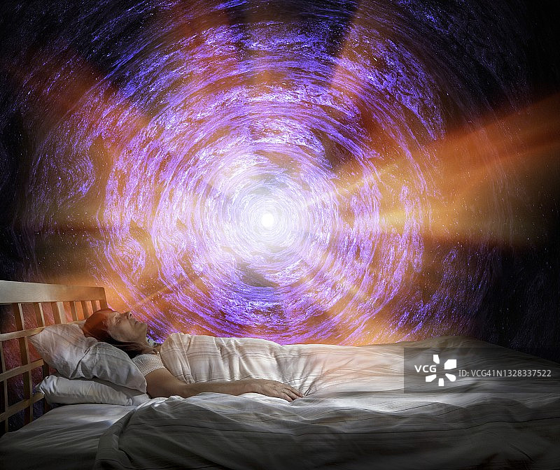 濒死体验，概念图图片素材