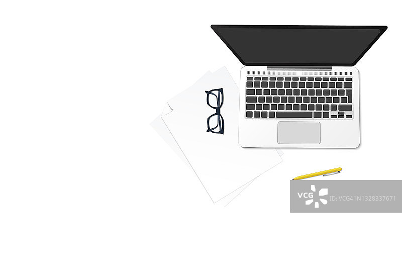 工作场所桌面插画图片素材