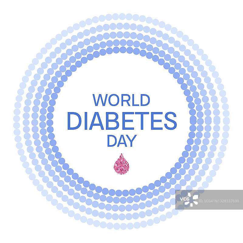 世界糖尿病日插画图片素材