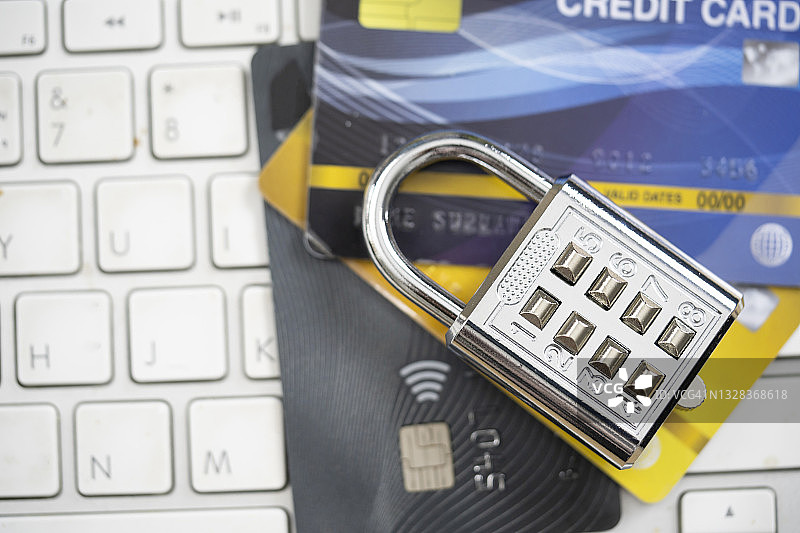 信用卡数据安全图片素材
