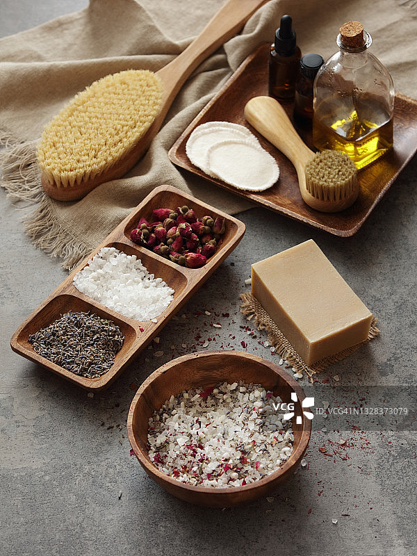 天然化妆品和护肤品图片素材