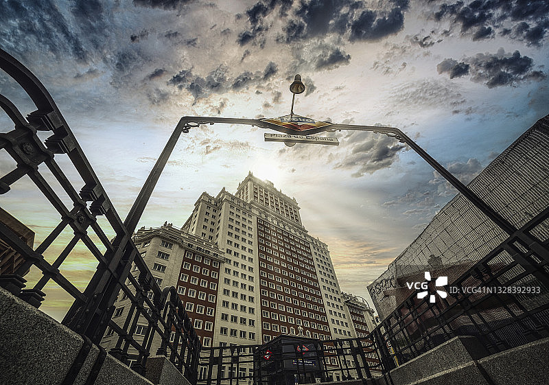 西班牙大厦图片素材