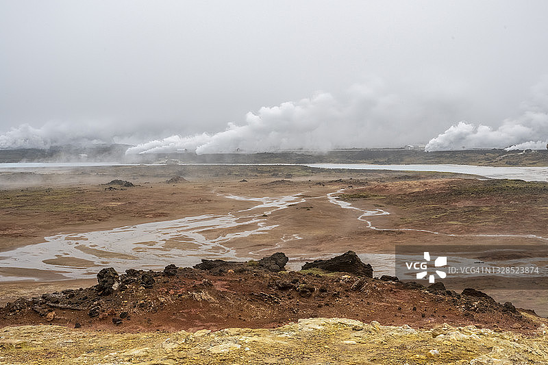 Gunnuhver地热区图片素材