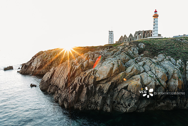 圣马修角灯塔，布列塔尼图片素材