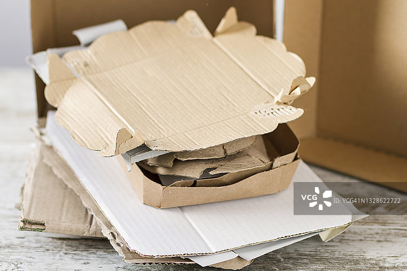 可回收纸板图片素材