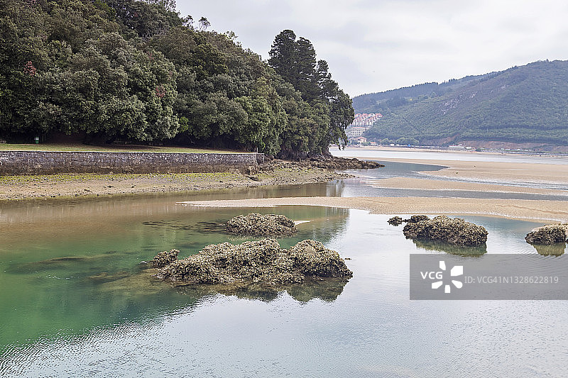 巴斯克地区的蒙达卡镇图片素材