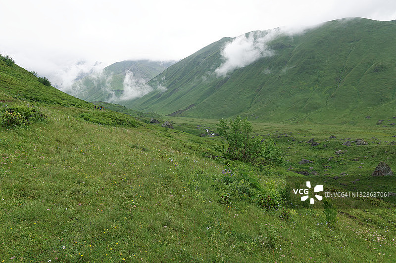 格鲁吉亚北高加索阿布德劳里山谷图片素材
