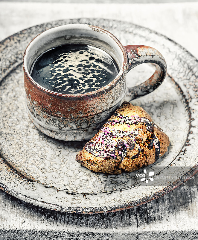 意式饼干咖啡图片素材