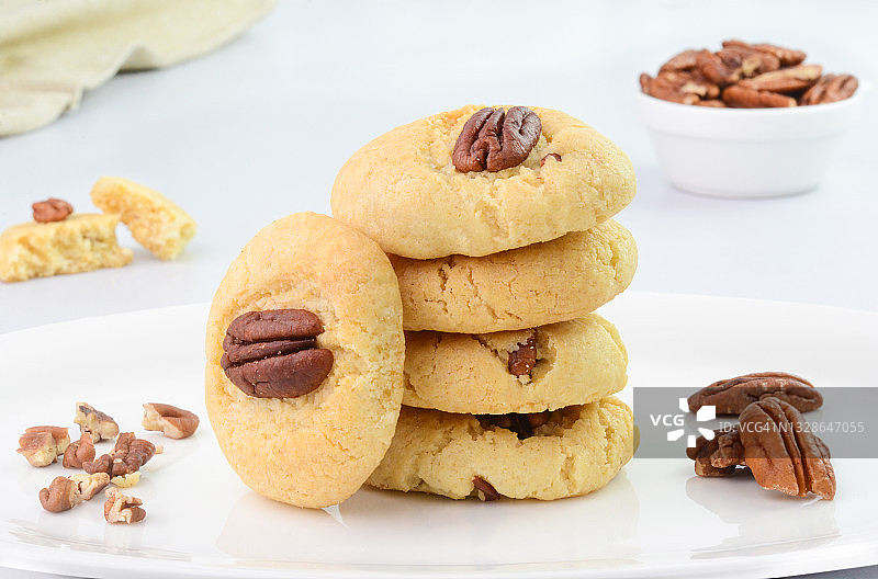 山核桃黄油饼干图片素材