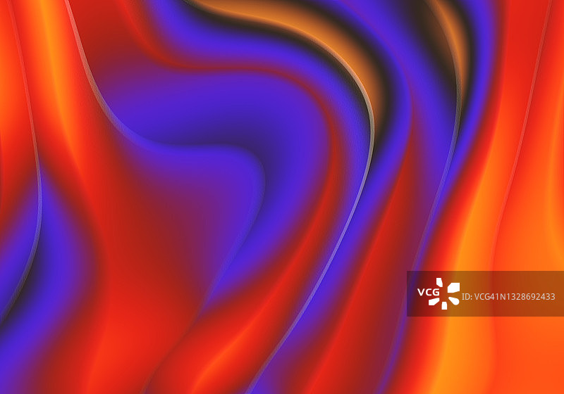红橙紫抽象火焰熔岩动态背景图片素材