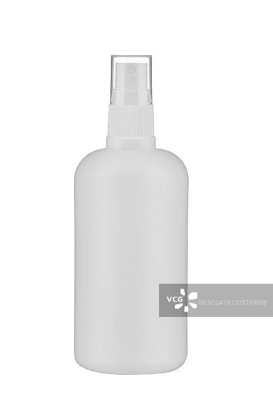 带剪切路径的逼真身体化妆品空包装瓶图片素材