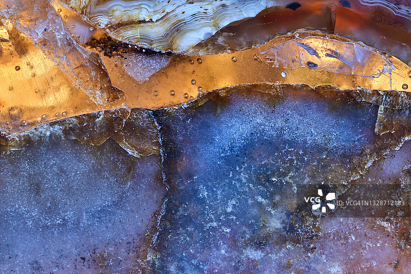 适合设计的蓝色水晶纹理背景图片素材