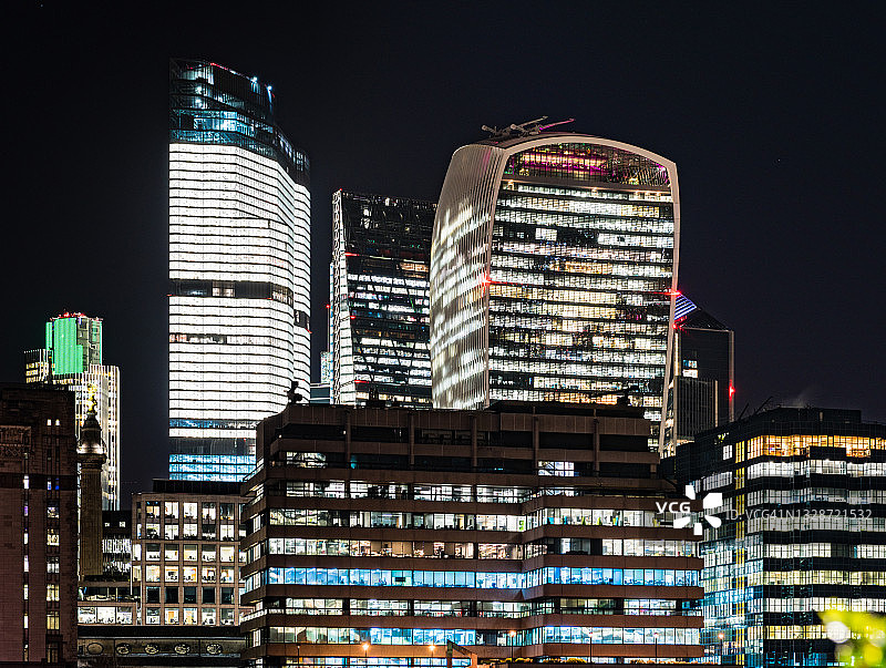 伦敦夜景图片素材