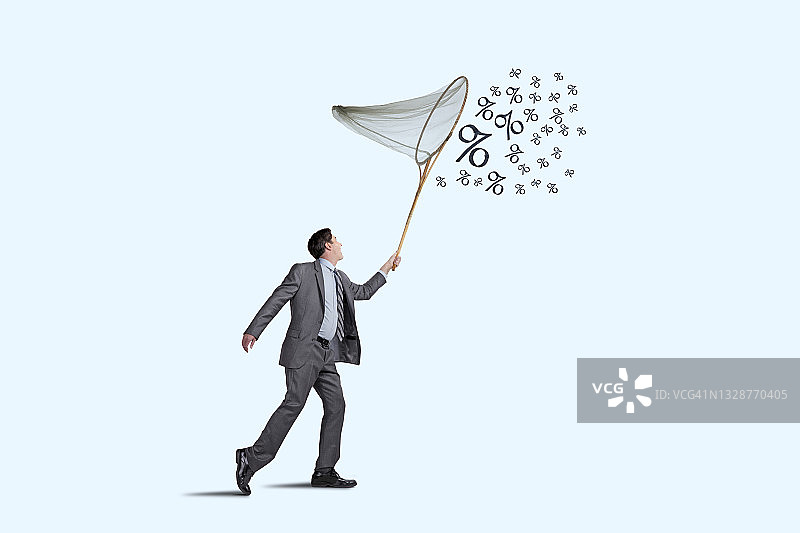 追求收益图片素材