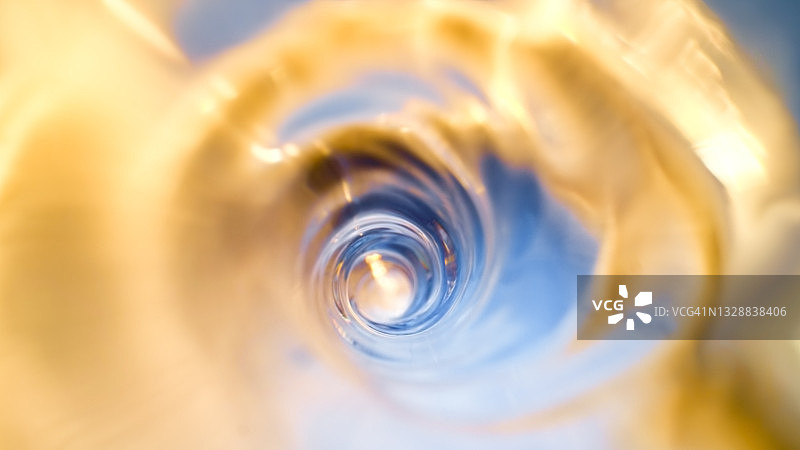 金色蓝色水涡图片素材