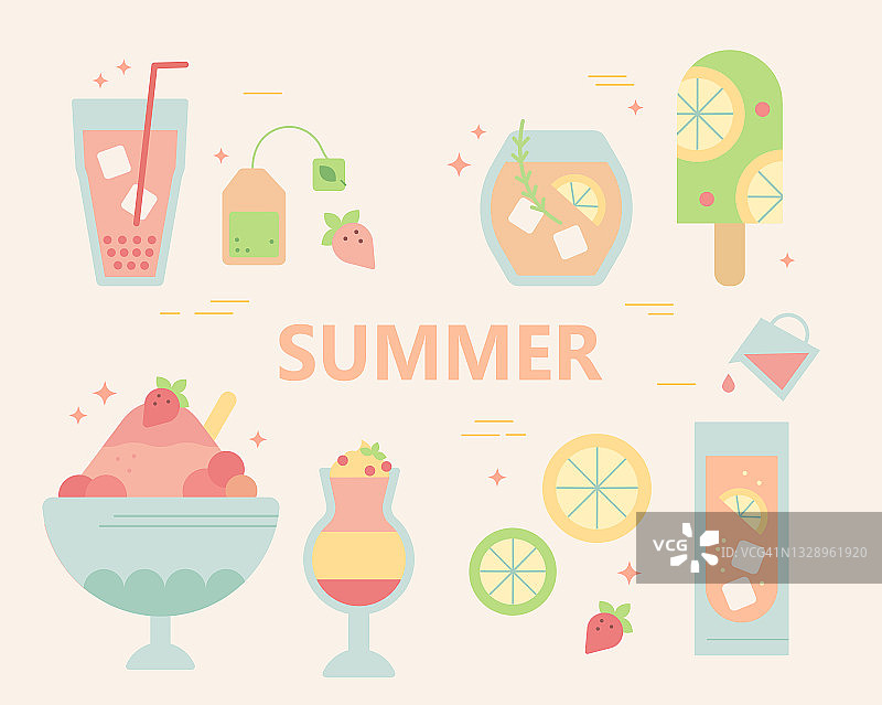 夏季美食图片素材