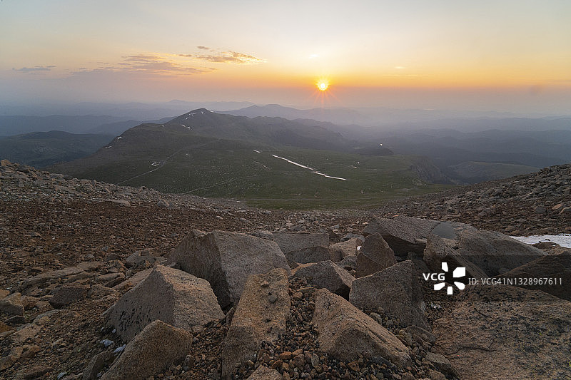 科罗拉多州埃文斯山图片素材