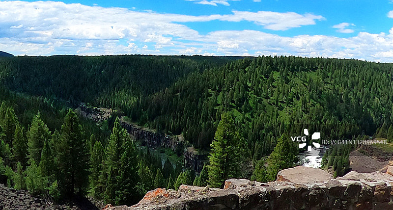 爱达荷州的梅萨瀑布图片素材