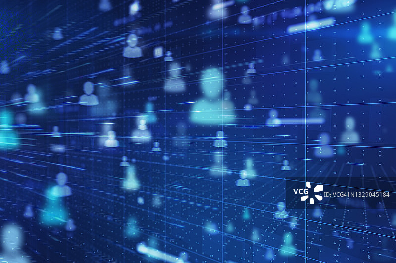 人们沟通网络图片素材