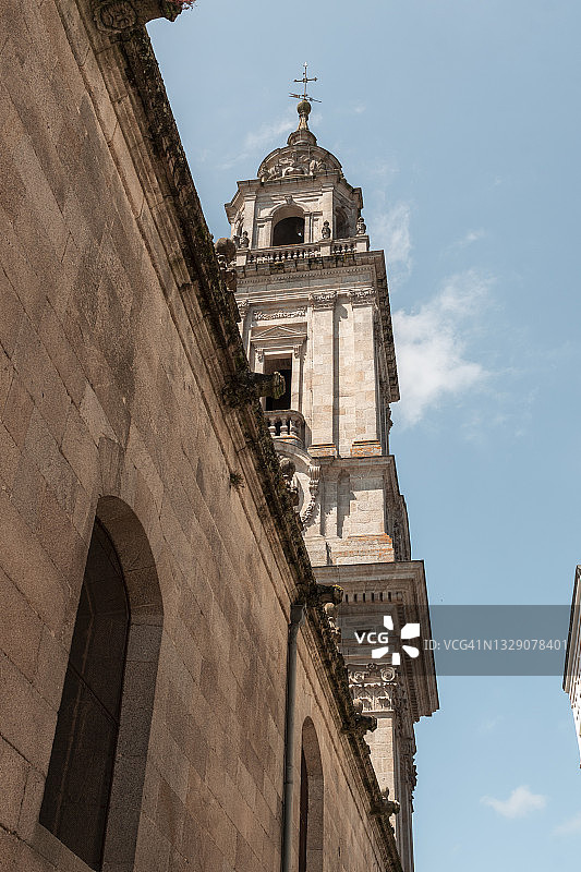 卢戈主教座堂，又名圣玛丽大教堂，西班牙加利西亚图片素材