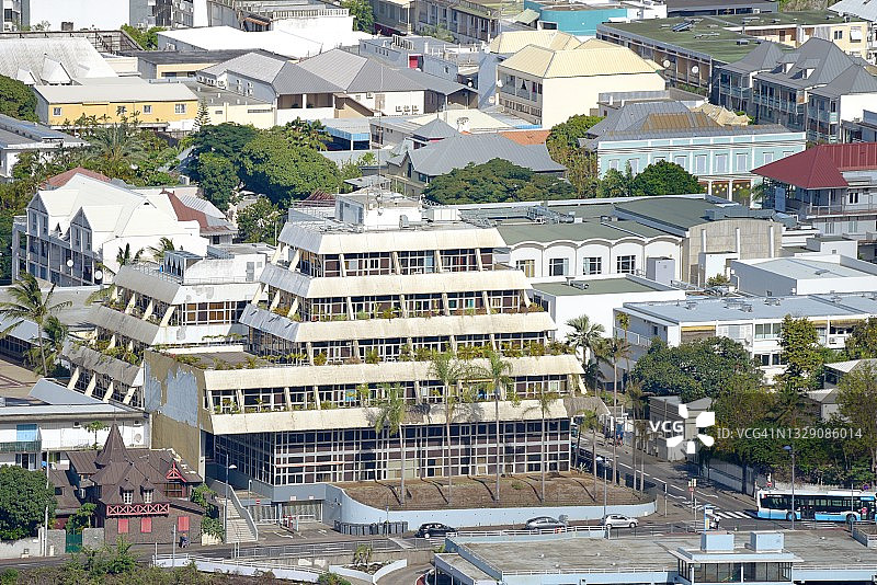 留尼汪岛圣但尼市政厅图片素材