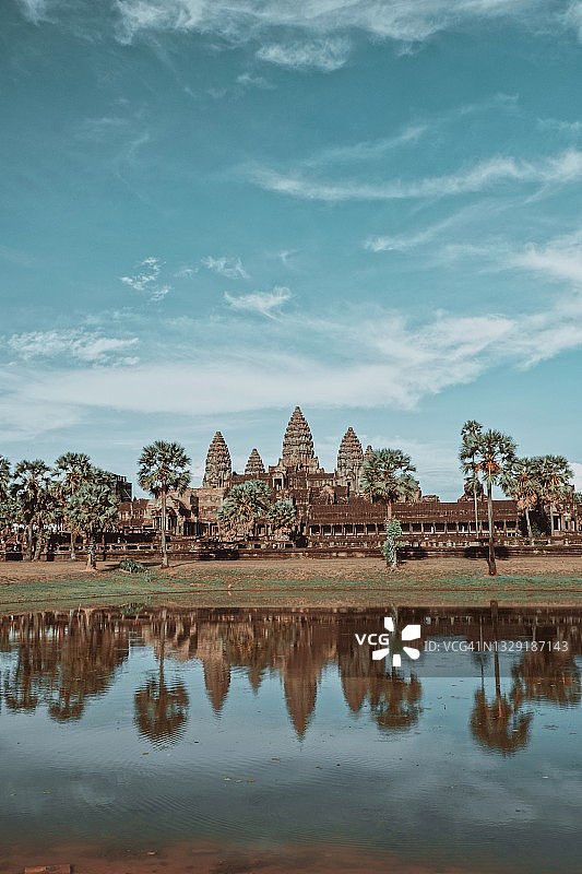 吴哥窟寺庙美景图片素材