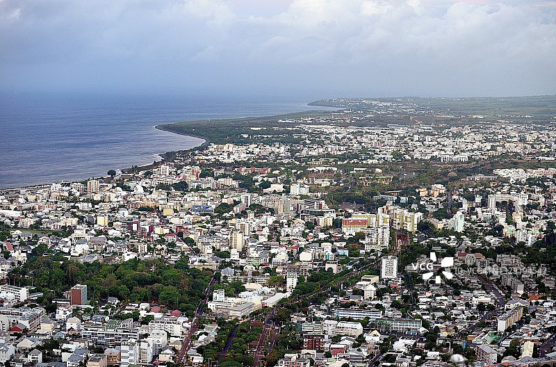 留尼汪岛圣但尼市景图片素材
