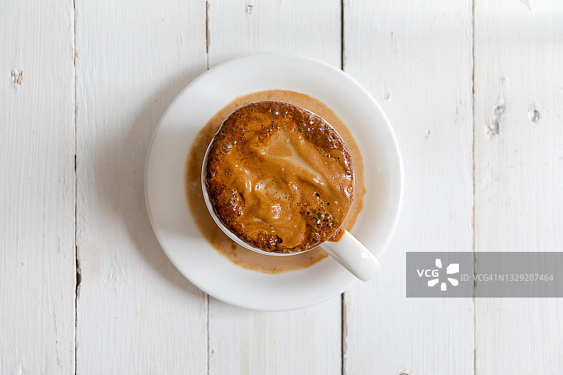 热拿铁咖啡图片素材