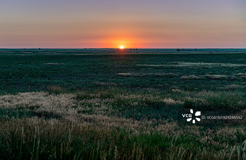 波尼国家草原日出图片素材